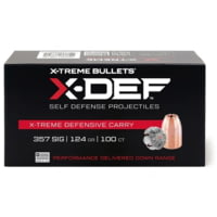 X-Treme Bullets 357 Sig Caliber Pistol Bullets, 124 Grain, Hollow Point