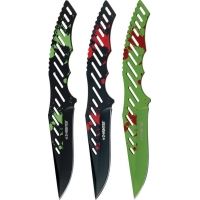 Z-Hunter Splatter Design Throwing Knife Set