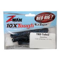 Z-man TRD TUBEZ 2.75" BLK/BLUE6PK TTUBE-02PK6