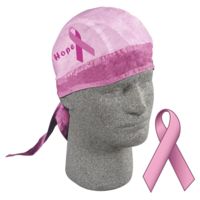 Zan Headgear Pink Ribbon Flydannas - Support Breast Cancer Awareness