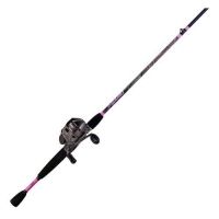 Zebco 33 LADIES CAMO 6' 2PC MED SPINCAST COMBO 33LCAMO602M.10.NS4