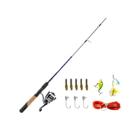 Zebco Ready Tackle Panfish 10sz 5 ft 6 in Spinning Combo w/Strike King Tackle, 2 Pieces