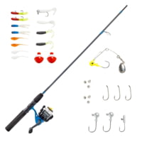 Zebco Ready Tackle 5 ft 6 in Spinning Combo w/All-Purpose Tackle, 2 Piece