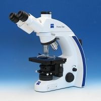 Zeiss Primo Star Binocular HAL/LED Fixed Kohler Microscope w/ Field of View 18 &amp; Pointer