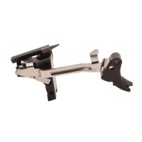Zev Technologies Fulcrum Drop In Trigger Kit Black Trigger Pad With Black Safety For Gen 1/2/3 Glock 22/23/24/27/31/32/33/35 DRP-40-B-B