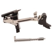 Zev Technologies Fulcrum Ultimate Trigger Kit Black Trigger Pad With Black Safety For Gen 1/2/3 Glock 22/23/24/27/31/32/33/35 ULT-40-B-B