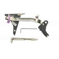 ZEV Technologies Fulcrum Ultimate Trigger Kit, Trigger Pad w/Safety, Gen4 Glock 17/19/26/34 w/Dragonfly, Gen4 Pistol Slide,G17 Absolute Cowitness w/RMR Cover Plate