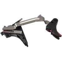 Zev Technologies Duty Ultimate Trigger Kit Black Trigger Pad With Black Safety For Gen 4 Glock 17/19/26/34 ULT-4G9-TC.B-B