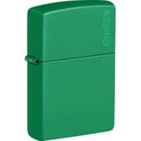 Zippo Classic Grass Green Matte Zippo Logo