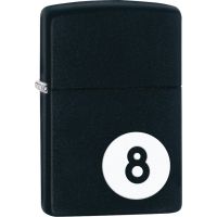 Zippo 8-Ball Black Matte Lighter