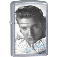 Zippo Elvis Street Chrome Lighter