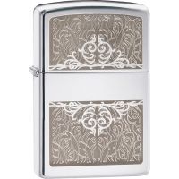 Zippo Filigree Initial High Polish Lighter