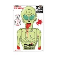 Zombie Industries Marty Martian Alien Zombie Standard Paper Indoor Targets 18x24 Inch 100 Per Package 31-010-100