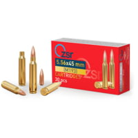 ZSR 5.56x45mm NATO 55 Grain M193 FMJ Brass Cased Rifle Ammunition