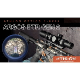 Athlon Optics Argos BTR Gen II 1-8X24mm ATSR5 Rifle Scope | 4.3