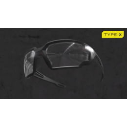 Lunettes De Sécurité Mechanix Wear Vision Type-X - Protection Confortable Noir/Noir Taille Unique