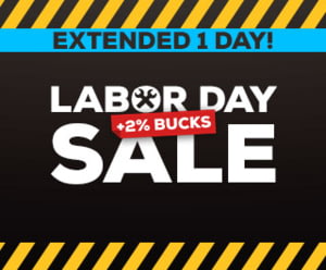 Extended 1 Day! 13% OFF + 2% Bucks
