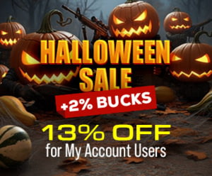 13% OFF for My Account Users