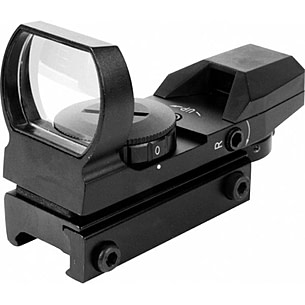実物 AIM SPORTS 1X34mm ドットサイト 4種レティクル搭載 Aim Sports 1x34mm Full Size Reflex Sight