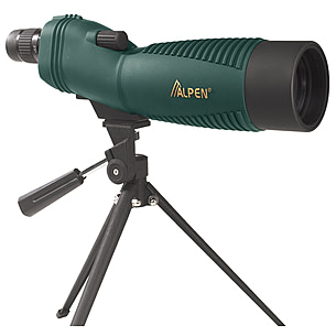 Alpen 18-36x60mm Waterproof Straight Spotting Scope | 5 Star Rating