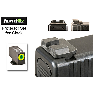AmeriGlo GL354 Night Sights For Glock - Front & Rear Protector Sights Fit Glock 17,19,22,23,24,26,27,33,34 7 thumbnail image