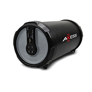 Waterproof Bluetooth Portable Speaker With Loud Stereo Bass, USB & Radio - Universal