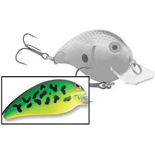 bomber square a fishing lure 1/4 oz Built with a wide body shape Bomber Square A | Vance