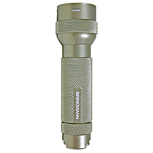 brinkmann gold rechargible flashlight Brinkmann 1-Watt 90 Lumen 3AAA LED Aluminum LED Flashlight