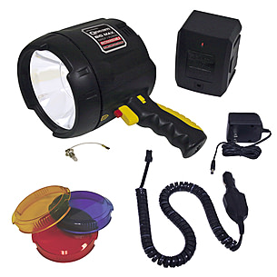 1 Million Candle Power Rechargeable Led Spotlight Torch AC Charger DE | UK - View #9