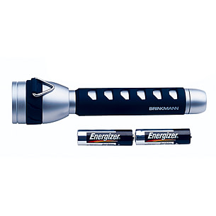 brinkmann rechargeable flashlight battery stick 2 3a nicd x 4 Brink Mann Out Door Rebel 30 Lumen 2 AA LED Flash Light |