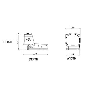 Canik Mecanik M03 1x29x Competition Reflex Sight