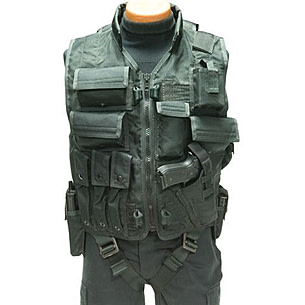 Eagle Industries tac-svd Tactical Sniperナイロンベスト、ブラック、大