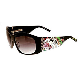 Ed Hardy Love Dog Crystal Sunglasses EHS-006 | display picture 1