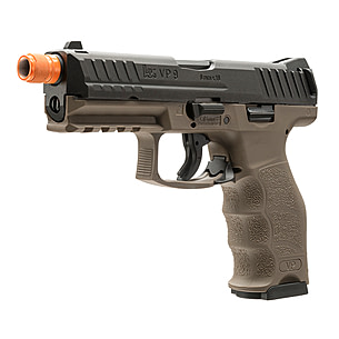 Elite Force HK USP CO2 Airsoft Pistol - Dark Earth Brown, 6mm BB Gun, 330 FPS
