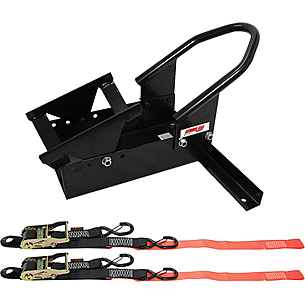 Extreme Max 5600.3204 Delu x e Motorcycle Wheel Chock / Tie Down