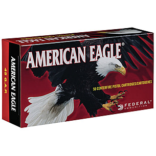 Federal Premium .45 ACP 140 Grain Lead-Free Ball Brass Centerfire