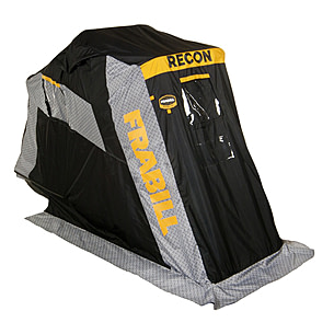Frabill Recon Series Flip-Over Shelter with Pad Trunk Seat | Free