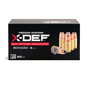 Freedom Munitions X-DEF Defense 9mm Luger 124 Grain Hollow Point