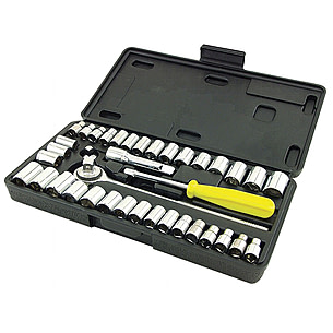 GREATNECK Saw Pso40 Drive Socket Set 1/4-Inch And 3/8-Inch Drive