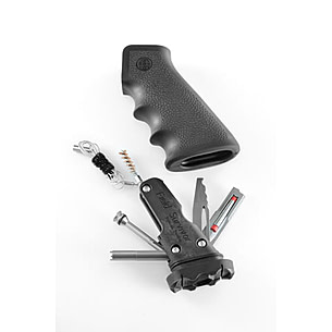Hogue AR-15/M-16 Rubber Gun Grip Black with Samson Field Survivor