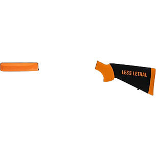 Hogue Mossberg 500 Less Lethal Orange OverMolded Shotgun Stock w