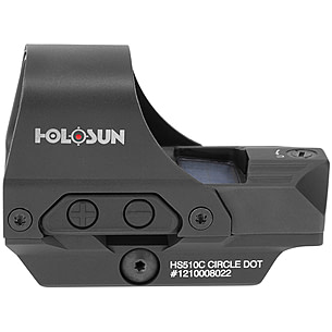 Holosun HS510C 1x0.91-1.2in Open Reflex Red Dot Sight