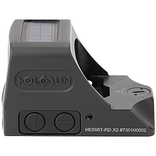 Holosun HE508T-RD-X2 1x 2 MOA Dot Red Dot Sights