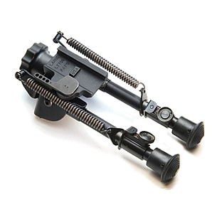 LaRue Tactical Harris BR-S 6-9in Bipod and LT706 QD Lever Mount