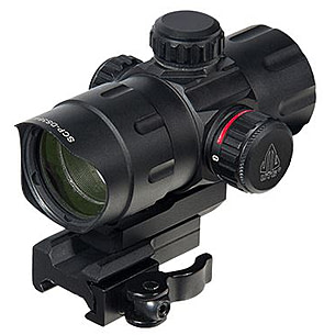 UTG Pro 4.2in ITA 1x 38mm Reflex Red Dot Sight w/ QD Mount, Riser