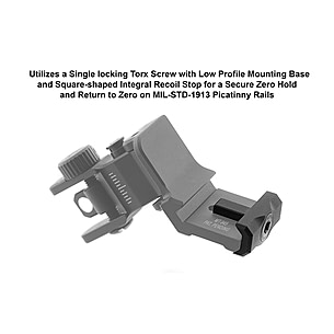 Leapers UTG ACCU-SYNC Offset Deployable Iron Sight