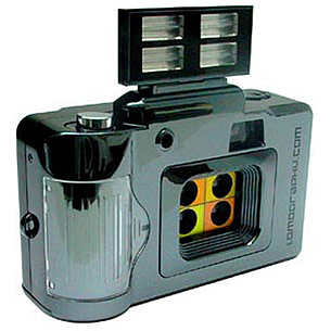 Lomographic ActionSampler Flash 4-lens 35mm Film Camera |