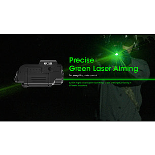 Nitecore NPL25 GL 900 Lumens LED Weapon Light w/Green Laser Sight