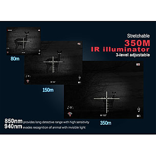PARD Optics NV008S Night Vision 6.5-13x70mm Rifle Scope