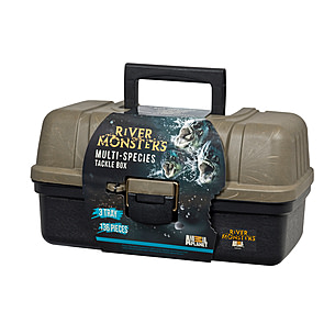 River Monsters 136 Piece 3 Tray Tackle Box | River Monsters 136 Piece 3 Tray Tackle Box |